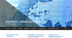Desktop Screenshot of banken-uebersicht.de